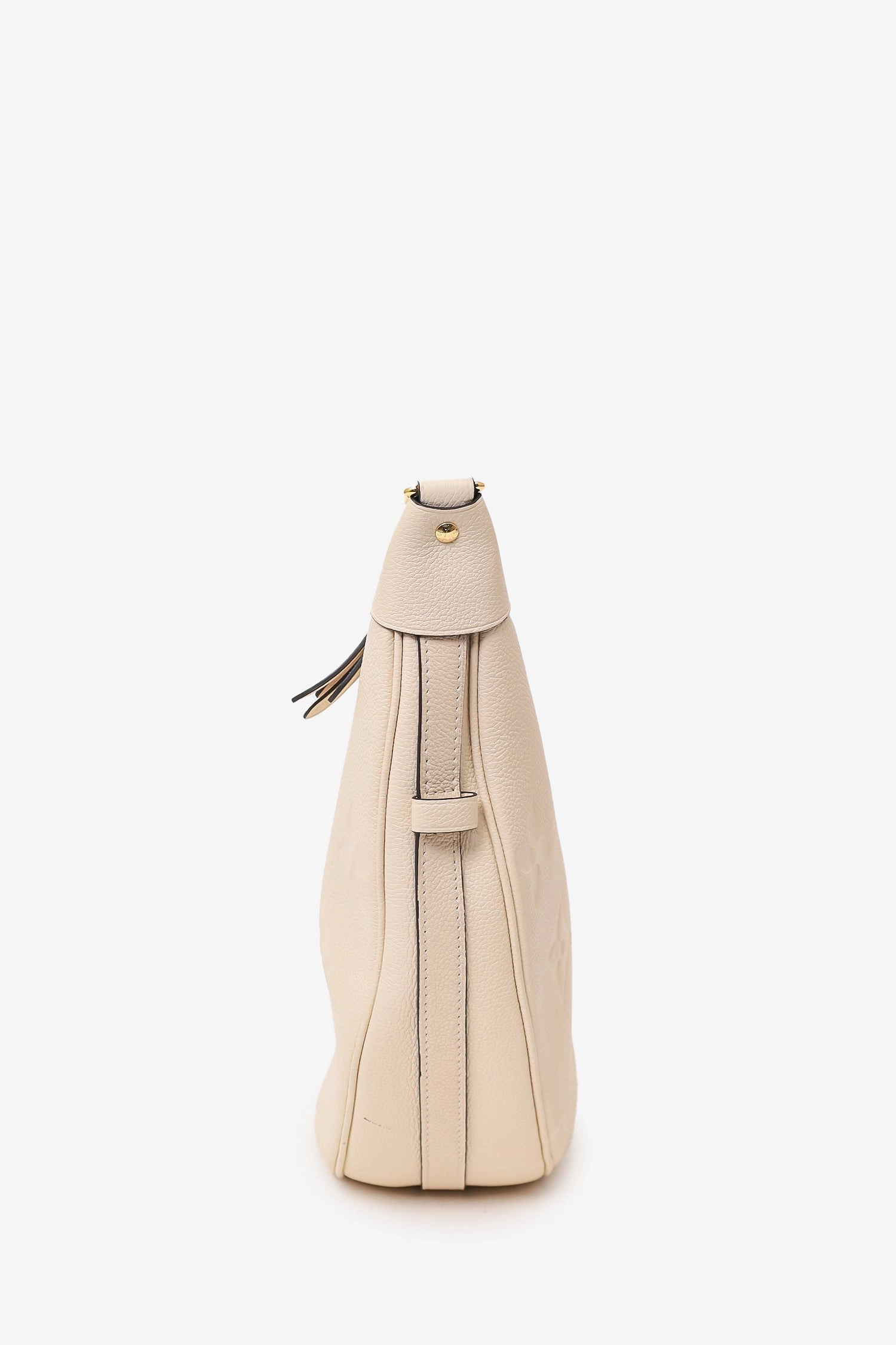 Louis Vuitton Cream Loop Hobo Bag with Strap