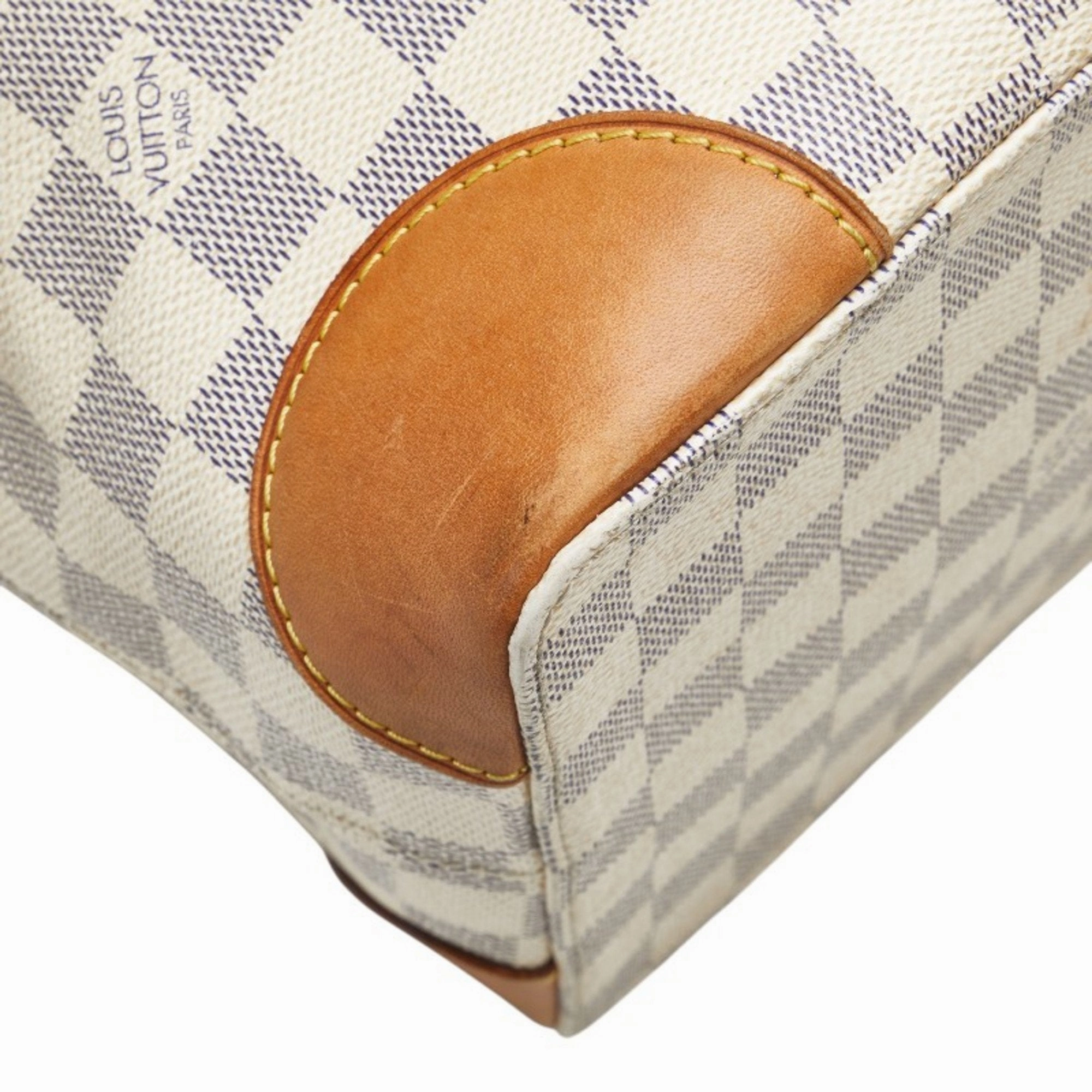Louis Vuitton Damier Azur Pvc Leather Shoulder Bag Tote Bag (Pre-Owned)