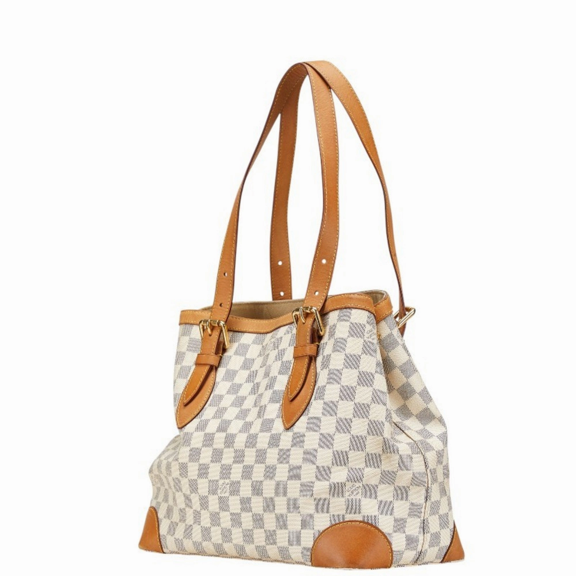 Louis Vuitton Damier Azur Pvc Leather Shoulder Bag Tote Bag (Pre-Owned)