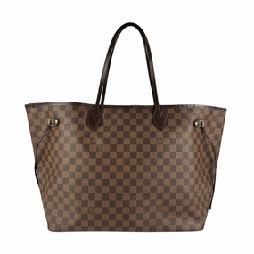 Louis Vuitton Damier Canvas Ebene Damier Canvas Handbag Tote Bag (Pre-Owned)