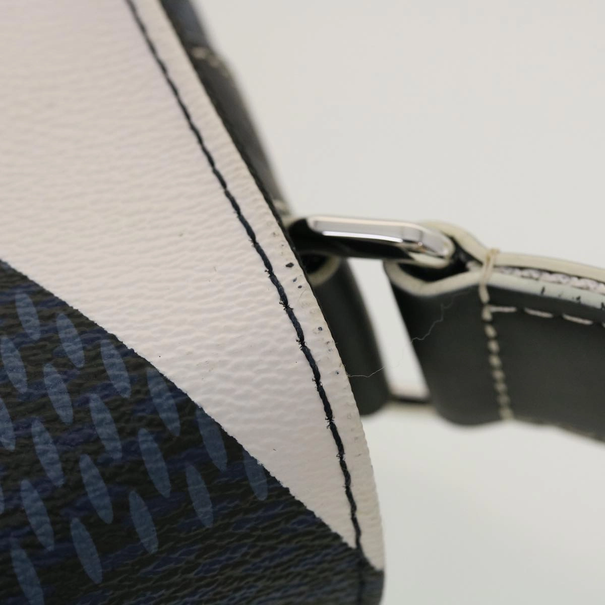 LOUIS VUITTON Damier Cobalt District PM Shoulder Bag N44002 LV 39375