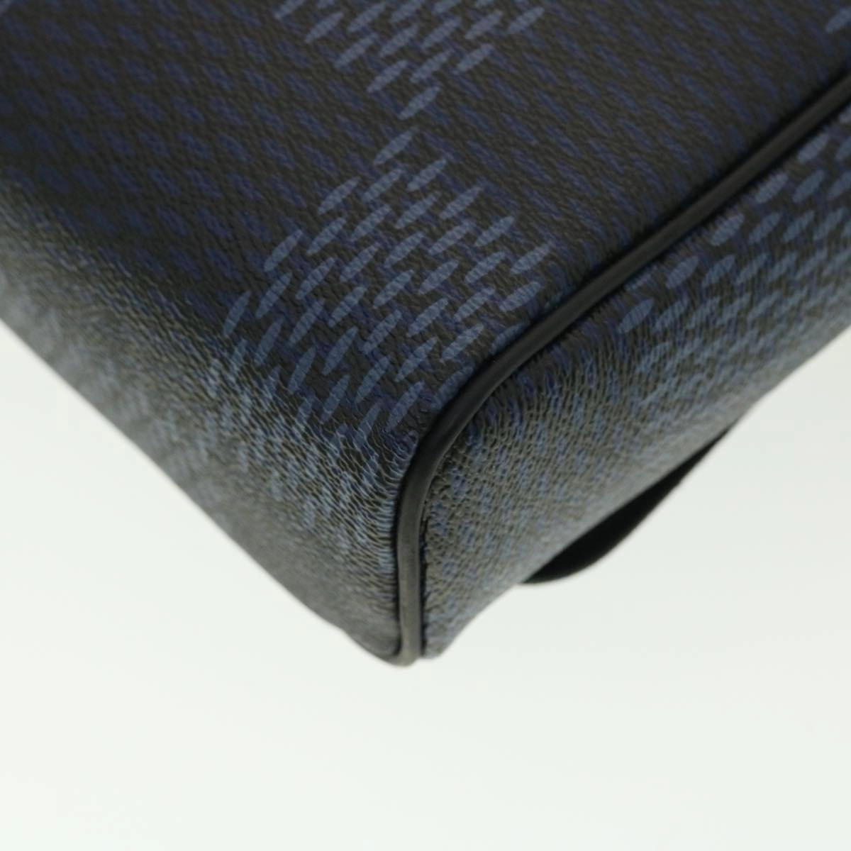 LOUIS VUITTON Damier Cobalt District PM Shoulder Bag N44002 LV 39375