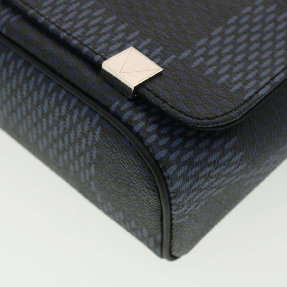 LOUIS VUITTON Damier Cobalt District PM Shoulder Bag N44002 LV 39375