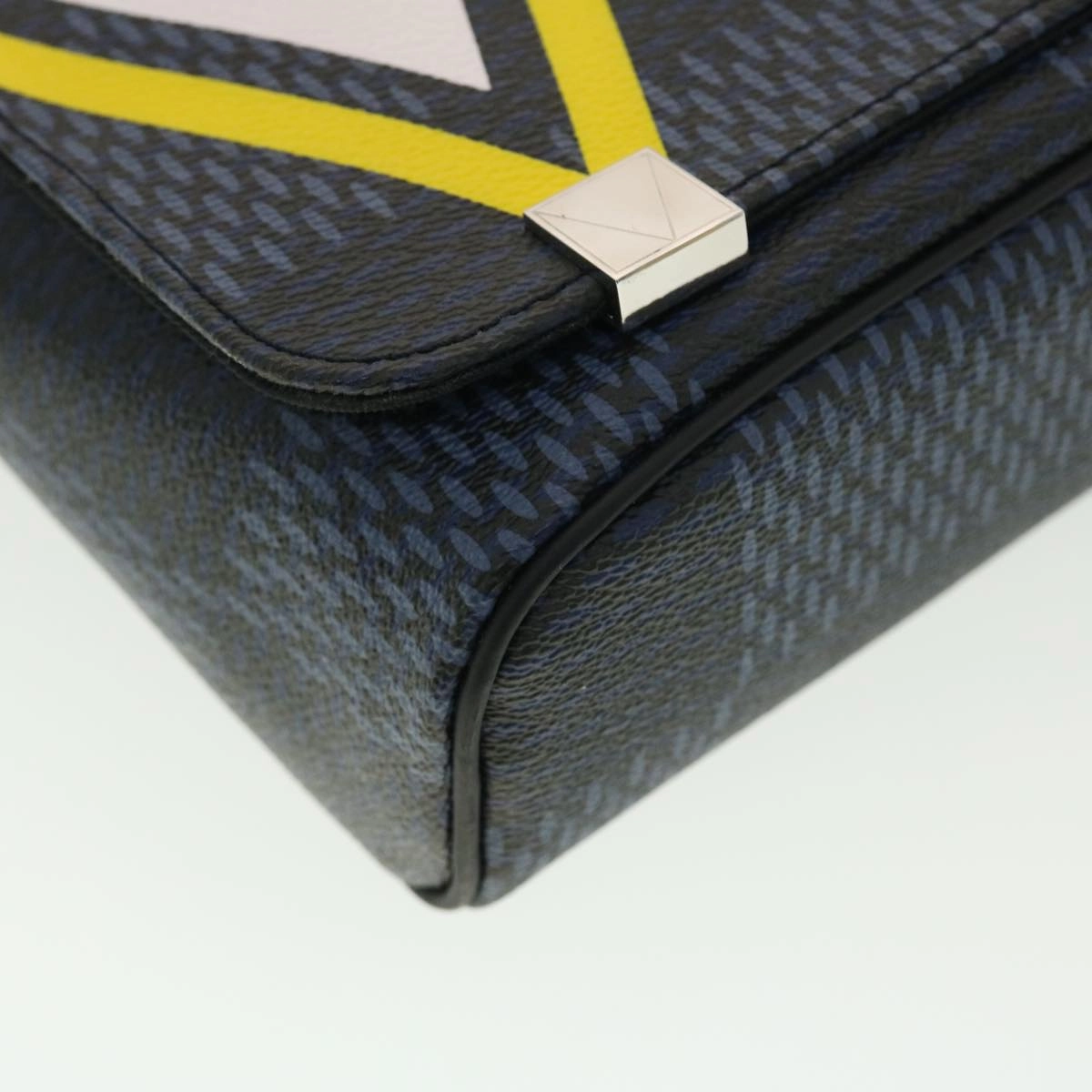 LOUIS VUITTON Damier Cobalt District PM Shoulder Bag N44002 LV 39375