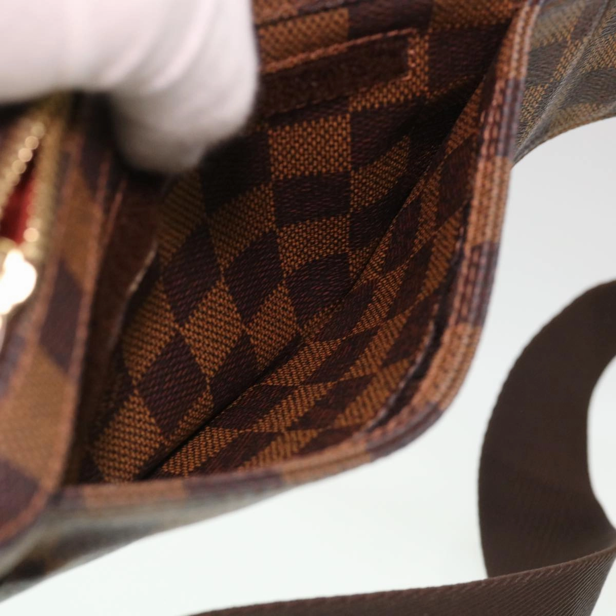 LOUIS VUITTON Damier Ebene Geronimos Shoulder Bag N51994 LV 38819