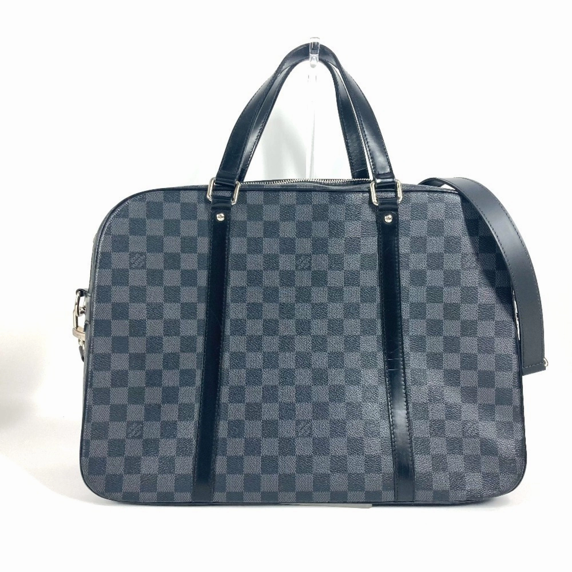 Louis Vuitton Damier Graphite Handbag Shoulder Bag Tote Bag (Pre-Owned)