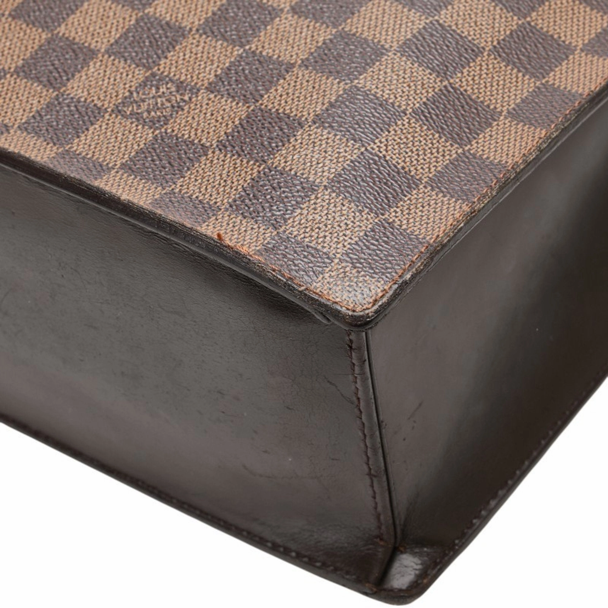 Louis Vuitton Damier Pvc Leather Handbag Tote Bag (Pre-Owned)