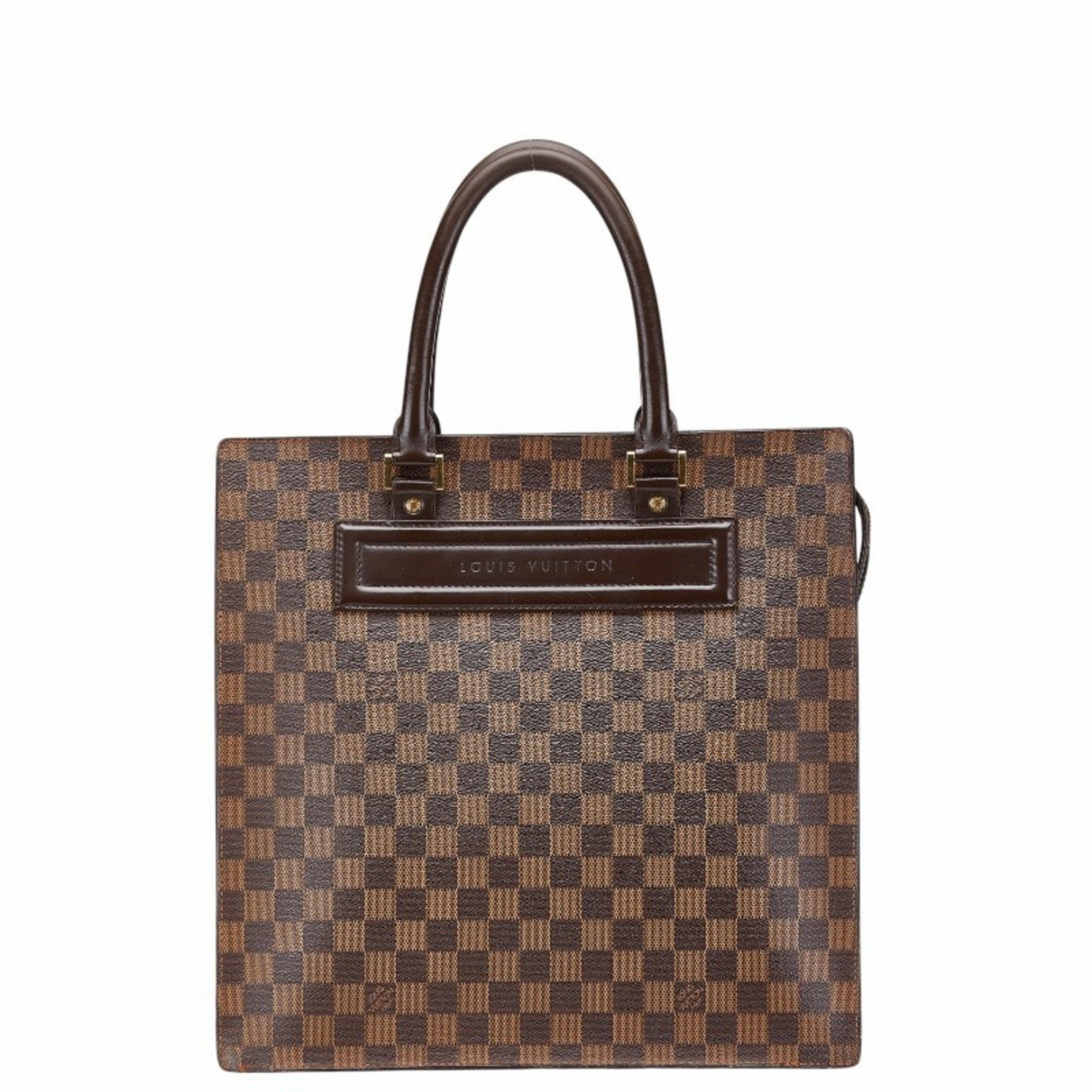 Louis Vuitton Damier Pvc Leather Handbag Tote Bag (Pre-Owned)
