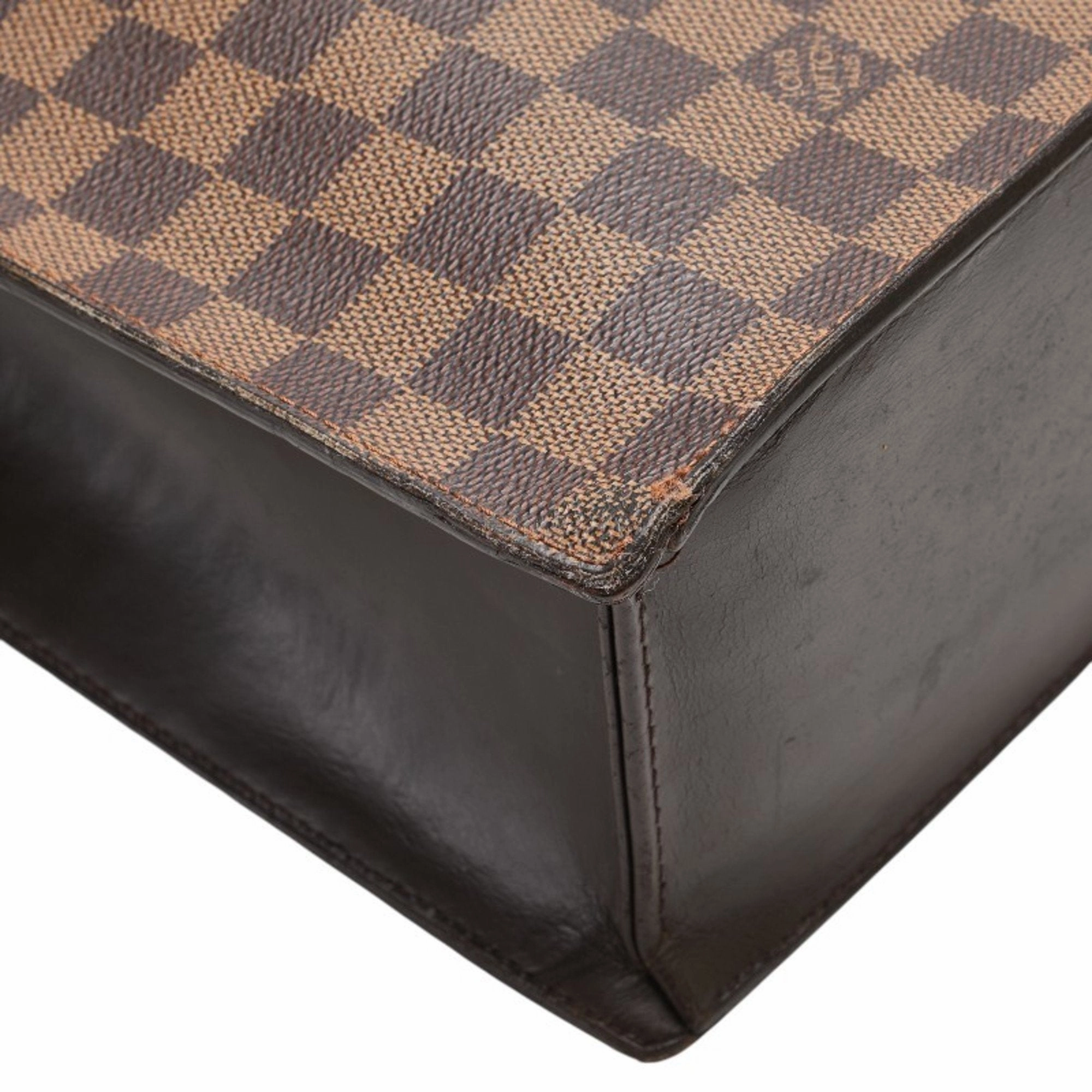 Louis Vuitton Damier Pvc Leather Handbag Tote Bag (Pre-Owned)