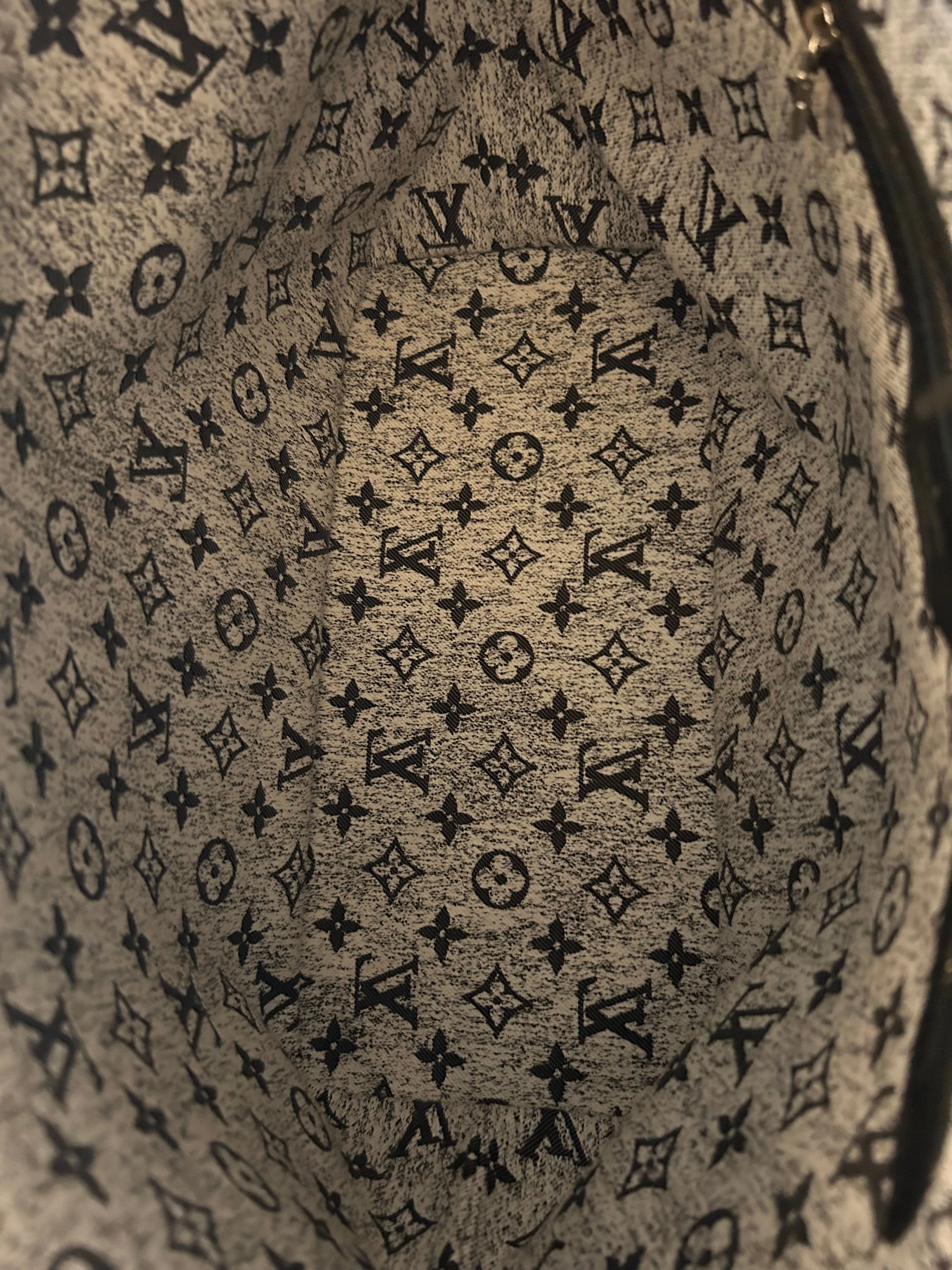 Louis Vuitton Denim Grey & White Neverfull MM