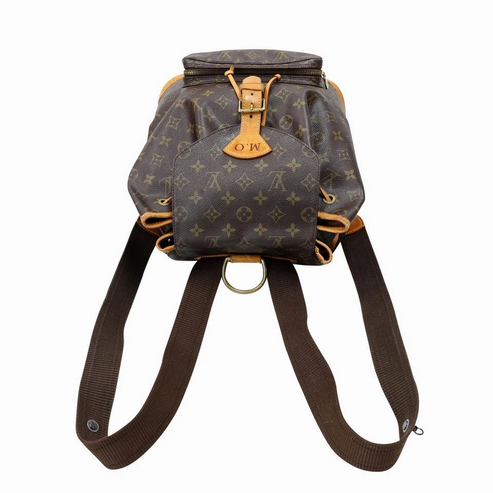 Louis Vuitton Drawstring Montsouris Monogram Canvas Backpack LV-B0505P-0001