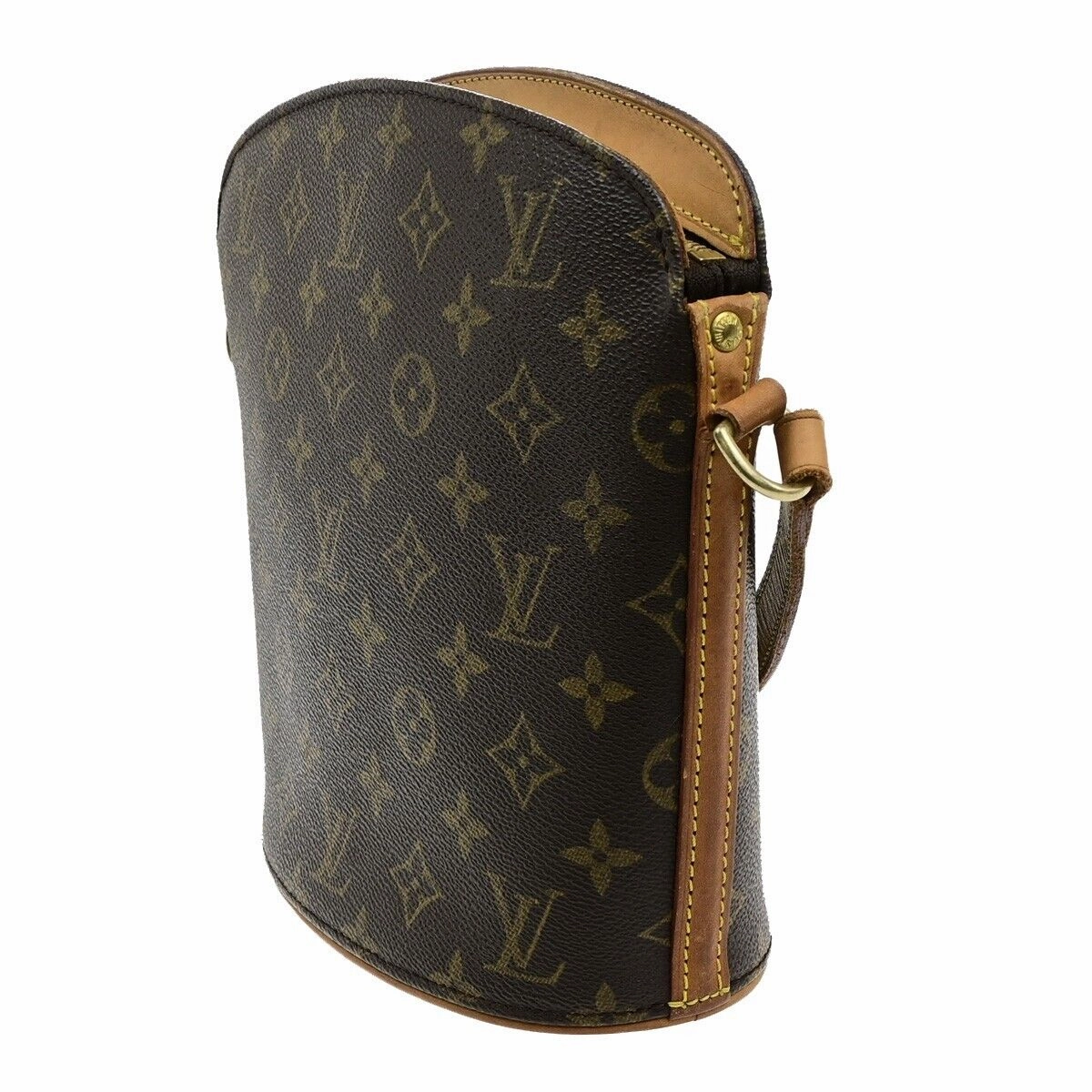 Louis Vuitton Drouot Canvas Shoulder Bag (Pre-Owned)