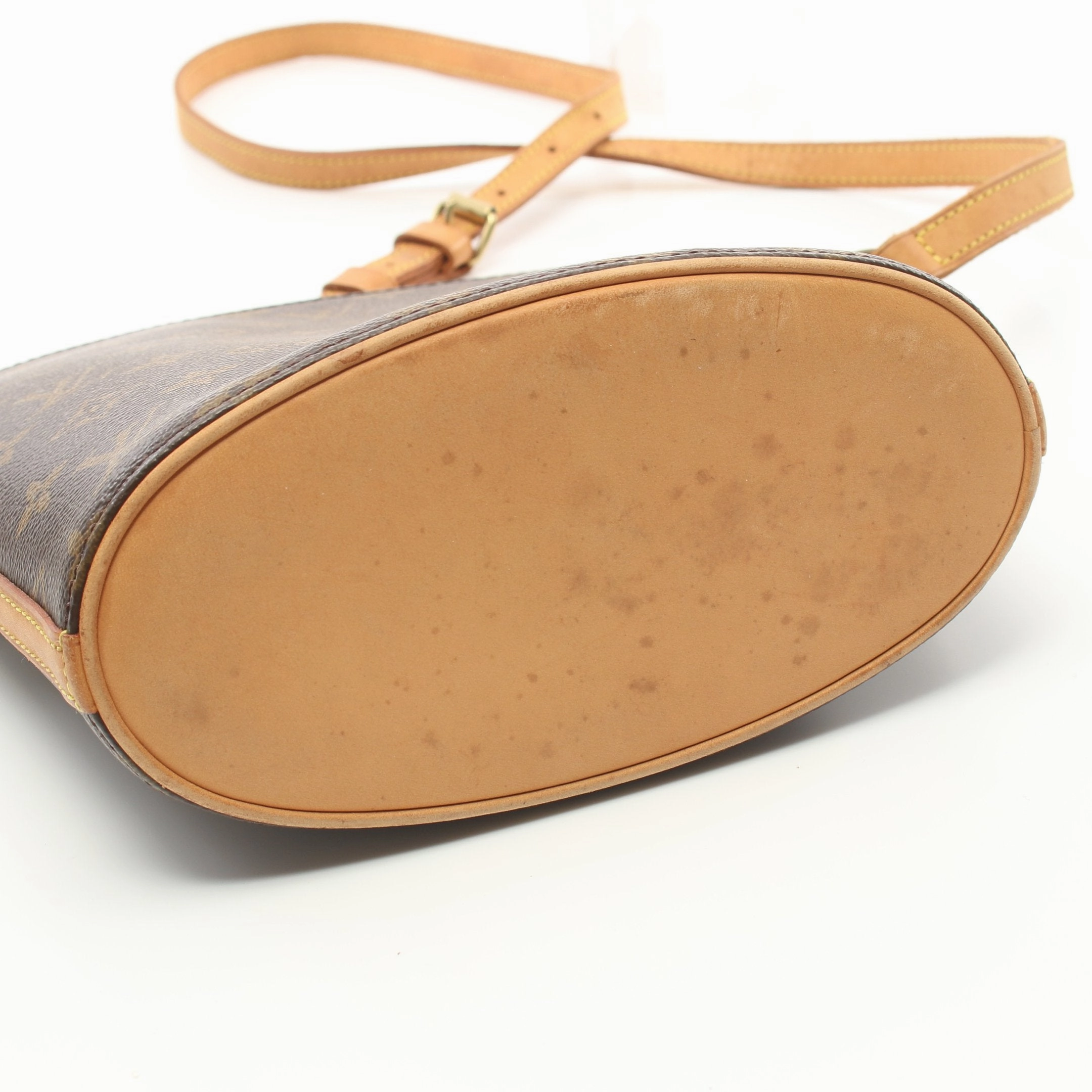 Louis Vuitton Druot Monogram Shoulder Bag Pvc Leather Brown