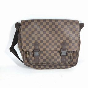 Louis Vuitton Ebene Damier Canvas Messenger Bag Shoulder Bag (Pre-Owned)