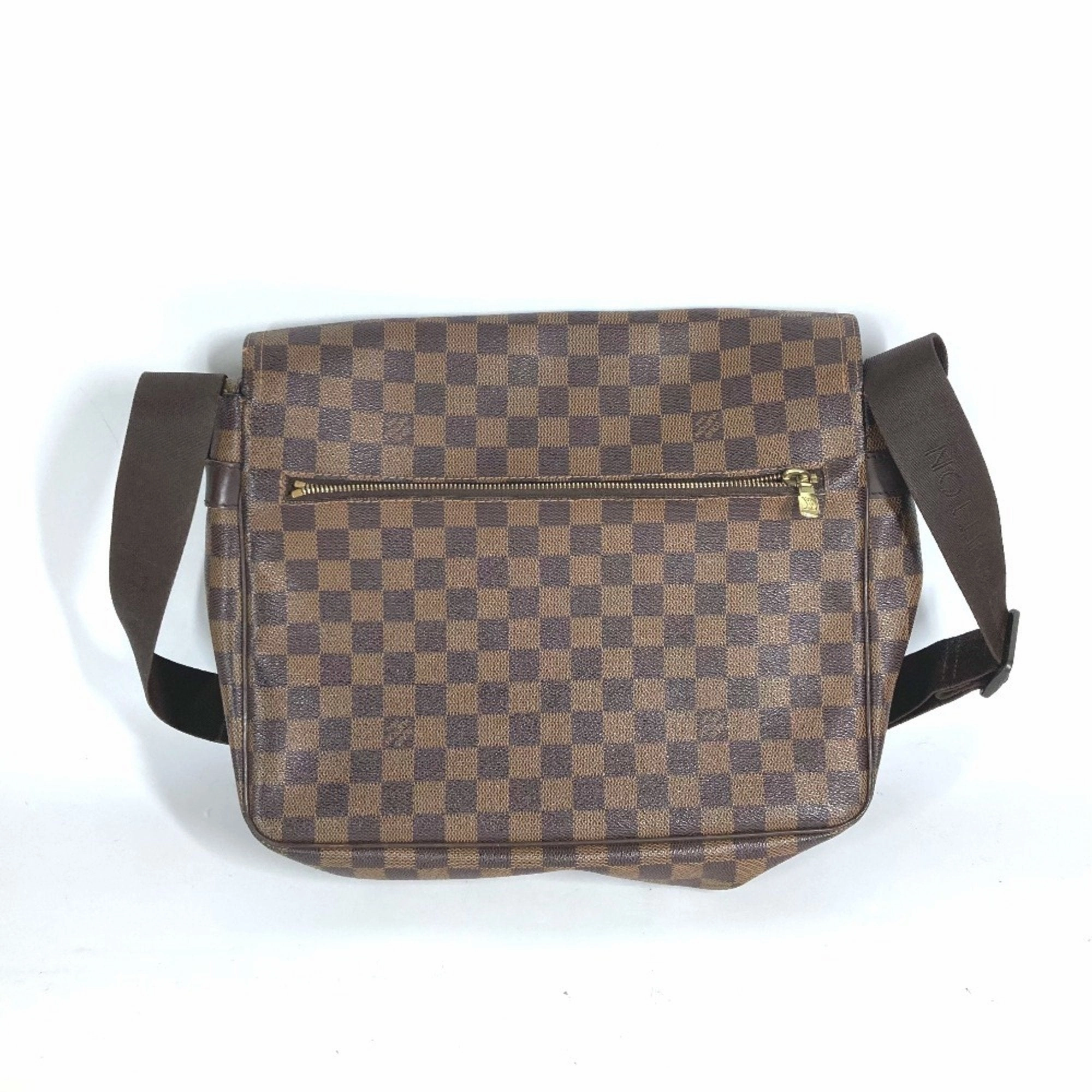 Louis Vuitton Ebene Damier Canvas Messenger Bag Shoulder Bag (Pre-Owned)