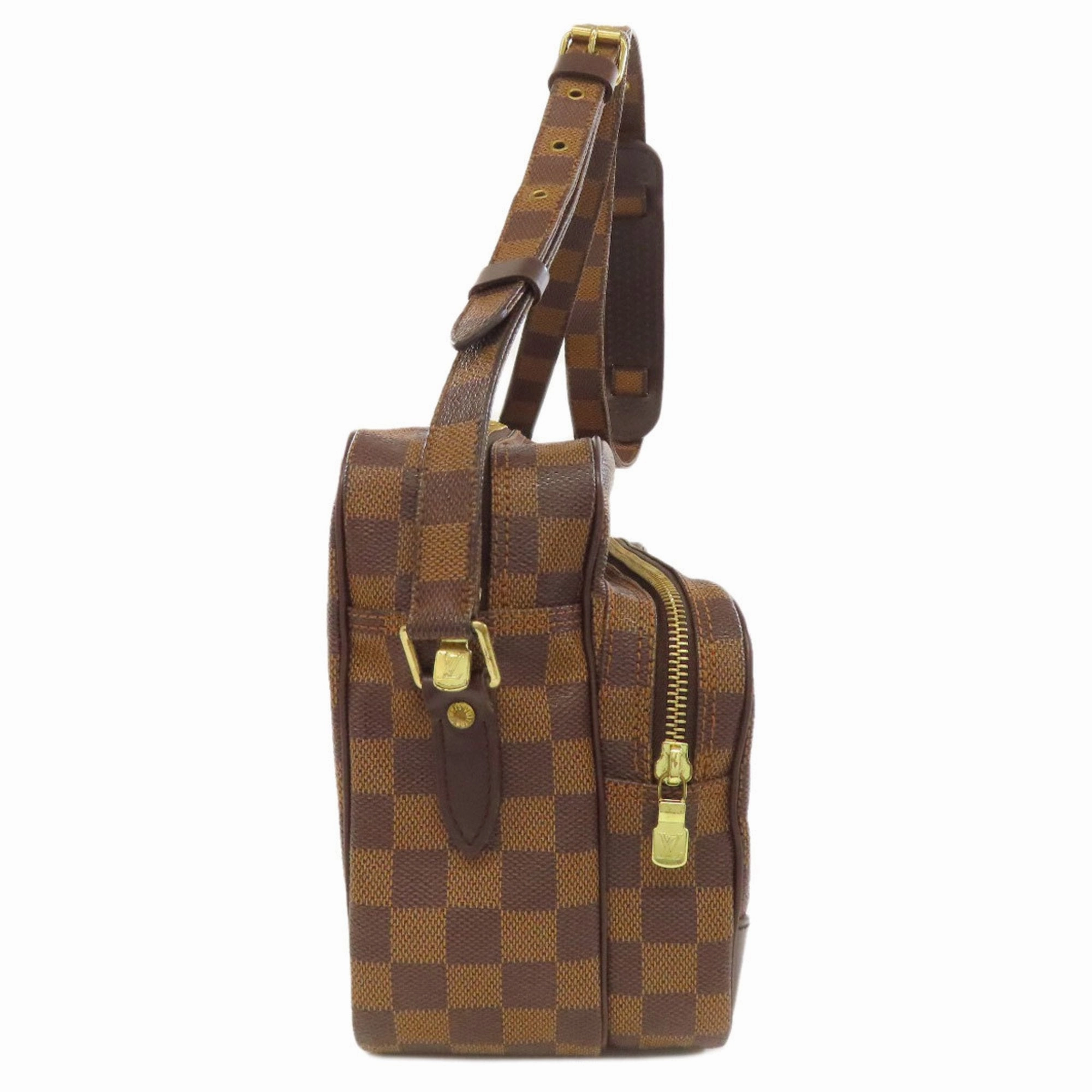 Louis Vuitton Ebene Damier Canvas Shoulder Bag (Pre-Owned)