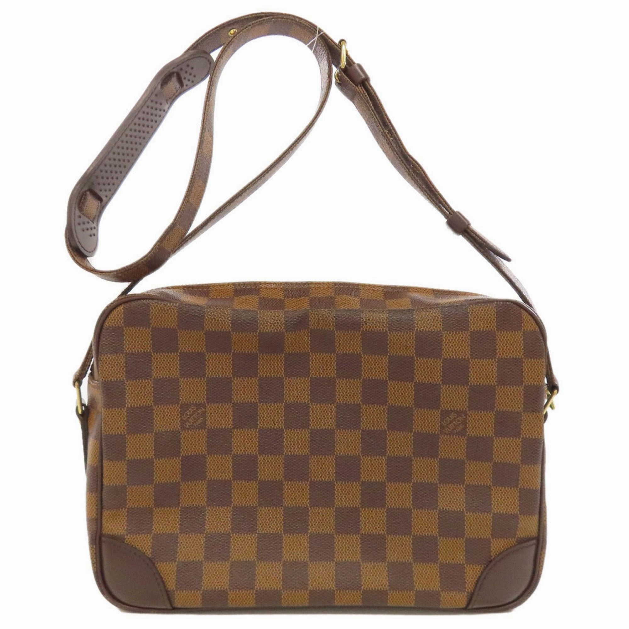 Louis Vuitton Ebene Damier Canvas Shoulder Bag (Pre-Owned)