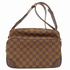 Louis Vuitton Ebene Damier Canvas Shoulder Bag (Pre-Owned)