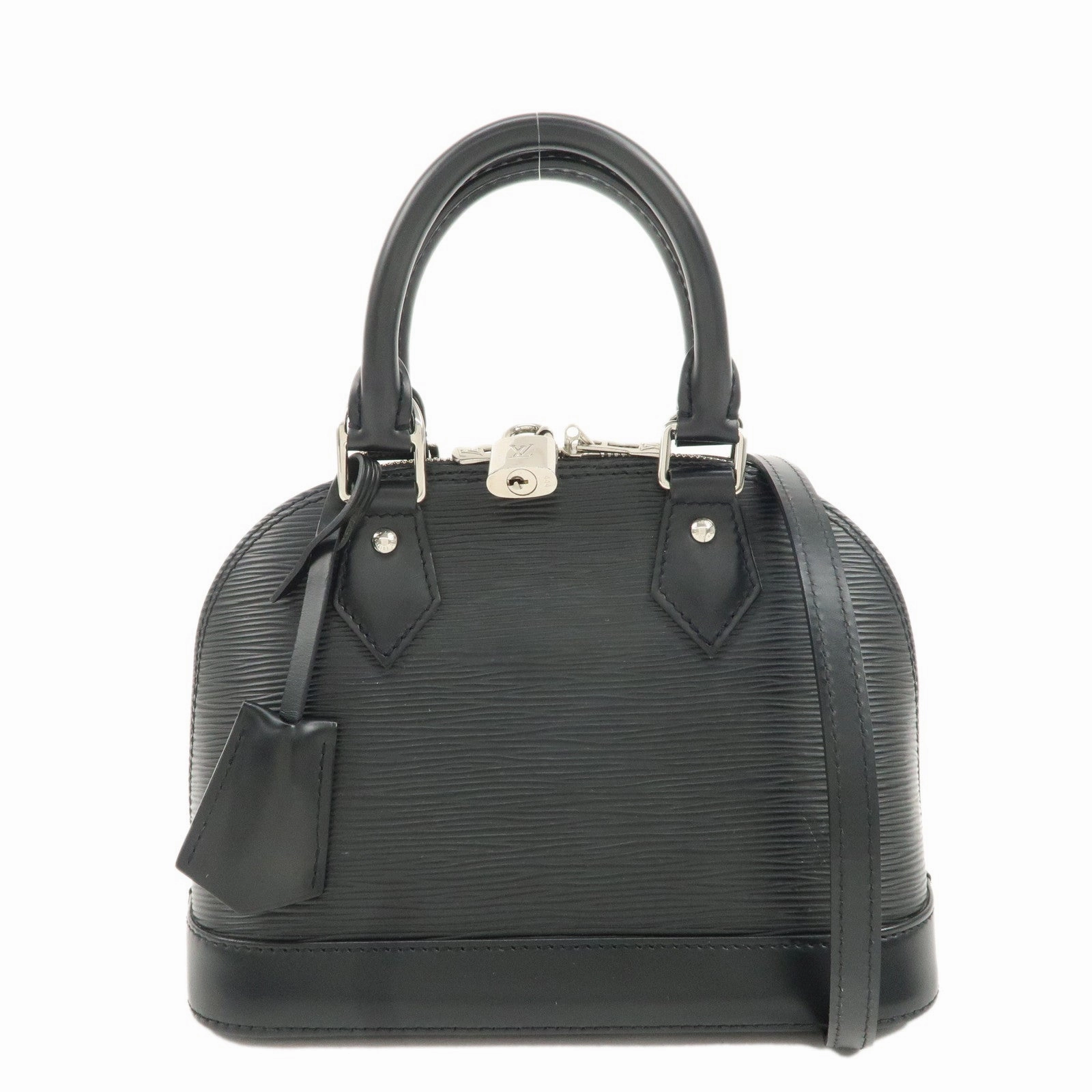 Louis Vuitton Epi Alma BB 2WAY Shoulder Bag Noir Black M40862