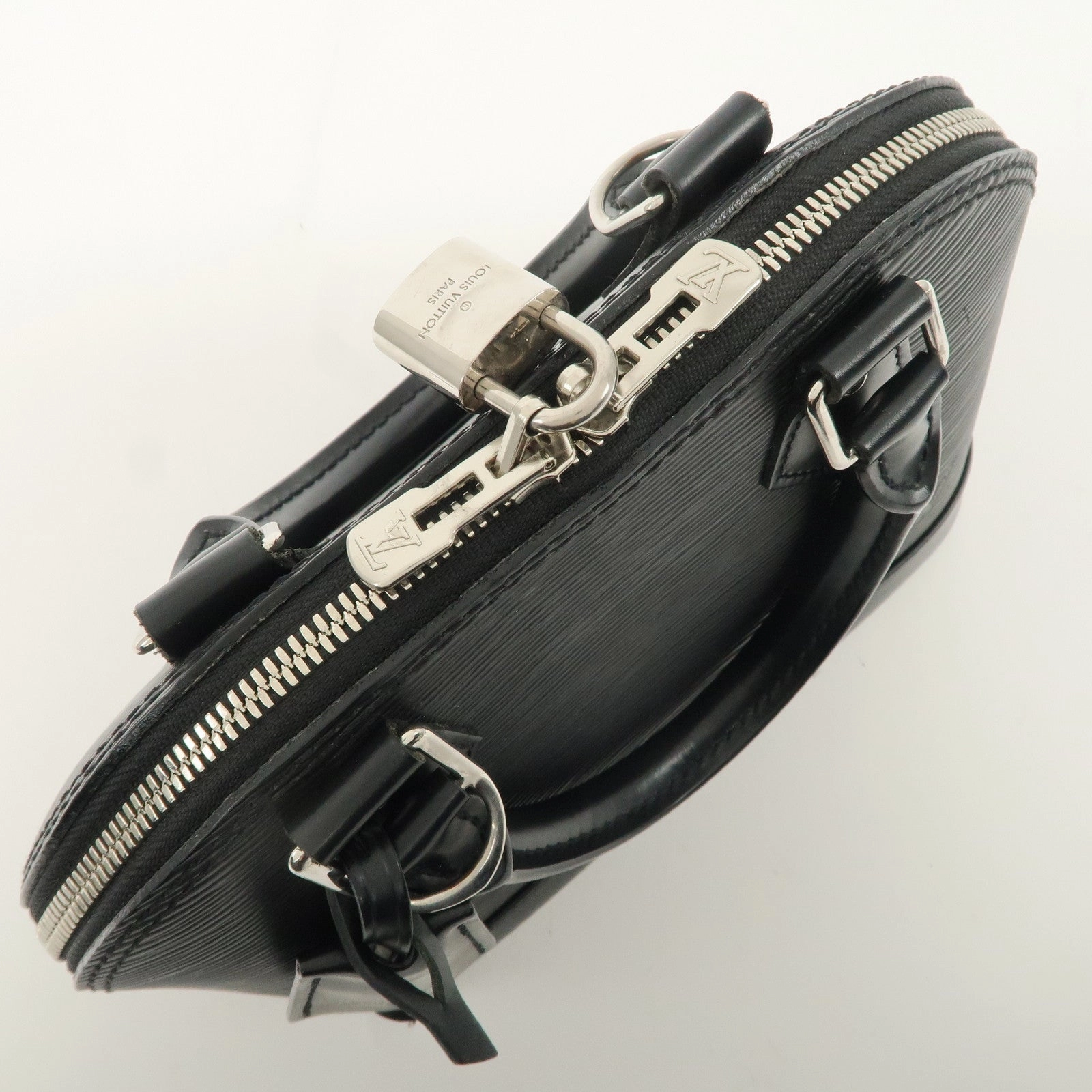 Louis Vuitton Epi Alma BB 2WAY Shoulder Bag Noir Black M40862