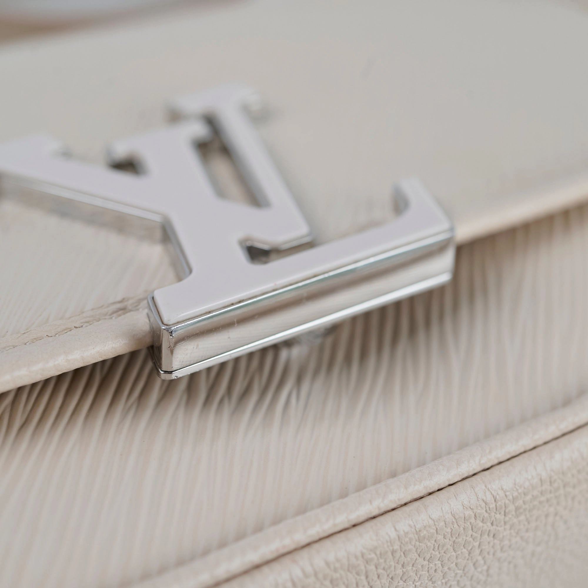 Louis Vuitton Epi Buci Bag White