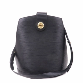 Louis Vuitton Epi Cluny Shoulder Bag Black Noir M52252