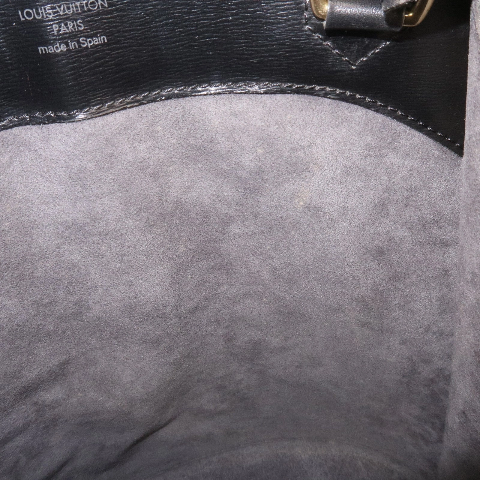Louis Vuitton Epi Cluny Shoulder Bag Black Noir M52252