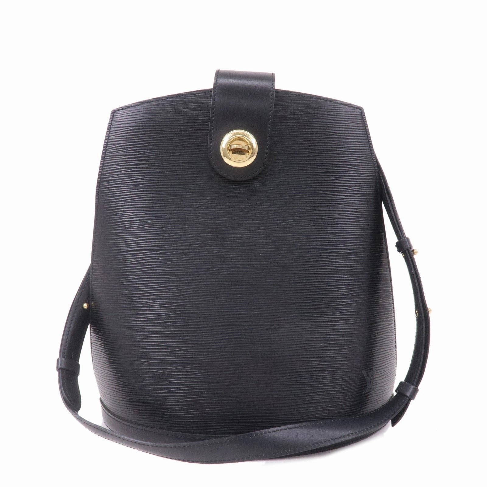 Louis Vuitton Epi Cluny Shoulder Bag Black Noir M52252