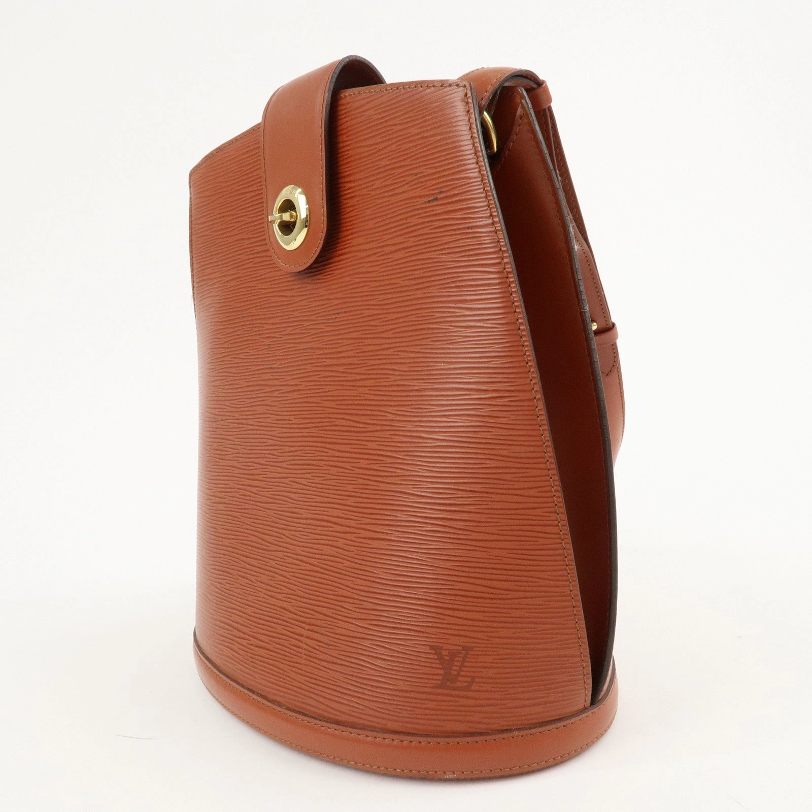 Louis Vuitton Epi Cluny Shoulder Bag Kenya Brown M52253