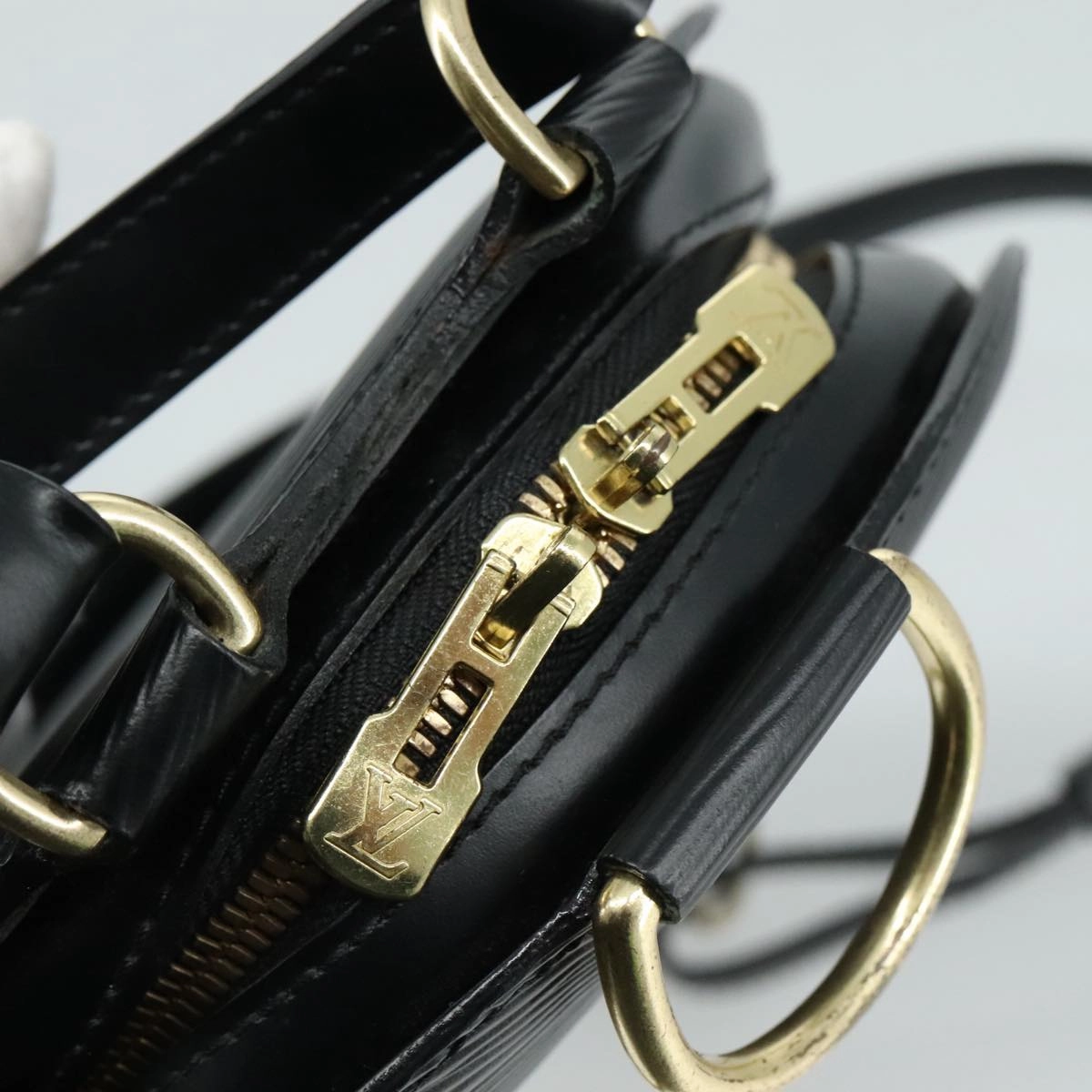 LOUIS VUITTON Epi Mabillon Backpack Black M52232 LV 104370