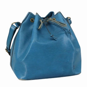 LOUIS VUITTON Epi Petit Noe Shoulder Bag Blue M44105 LV 106373