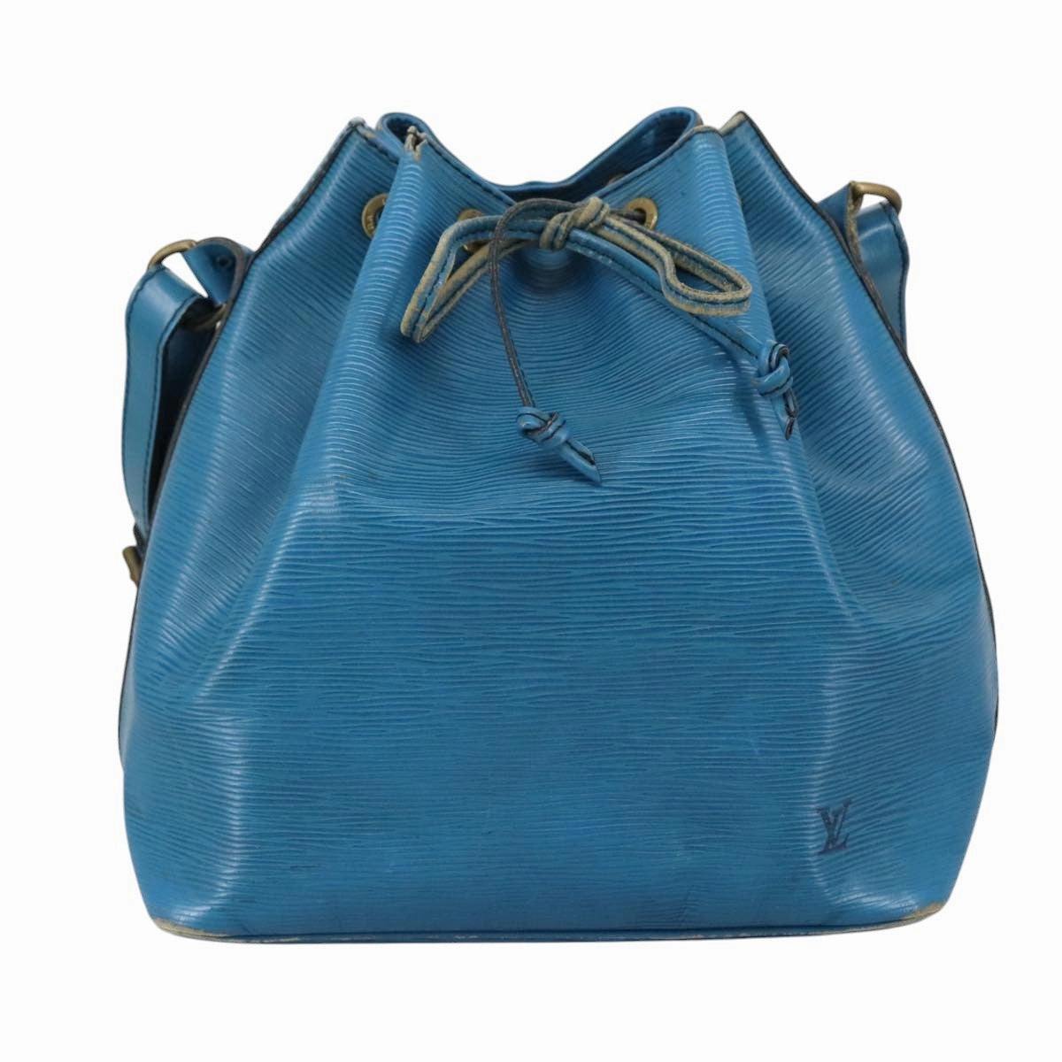 LOUIS VUITTON Epi Petit Noe Shoulder Bag Blue M44105 LV 106373