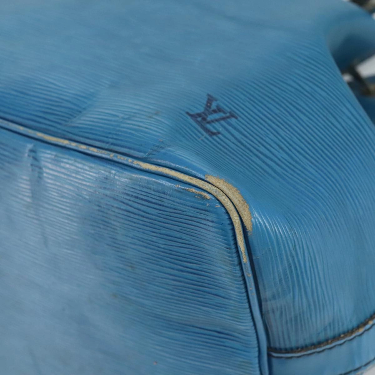 LOUIS VUITTON Epi Petit Noe Shoulder Bag Blue M44105 LV 106373