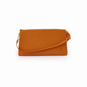 Louis Vuitton Epi Pochette Orange
