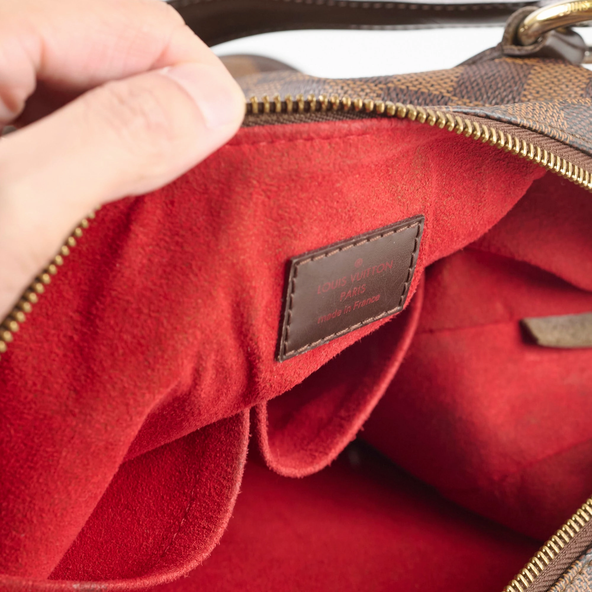 Louis Vuitton Evora Damier Ebene Shoulder Bag