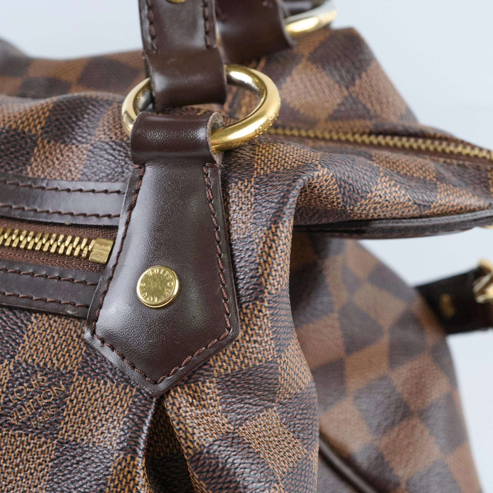 Louis Vuitton Evora Damier Ebene Shoulder Bag