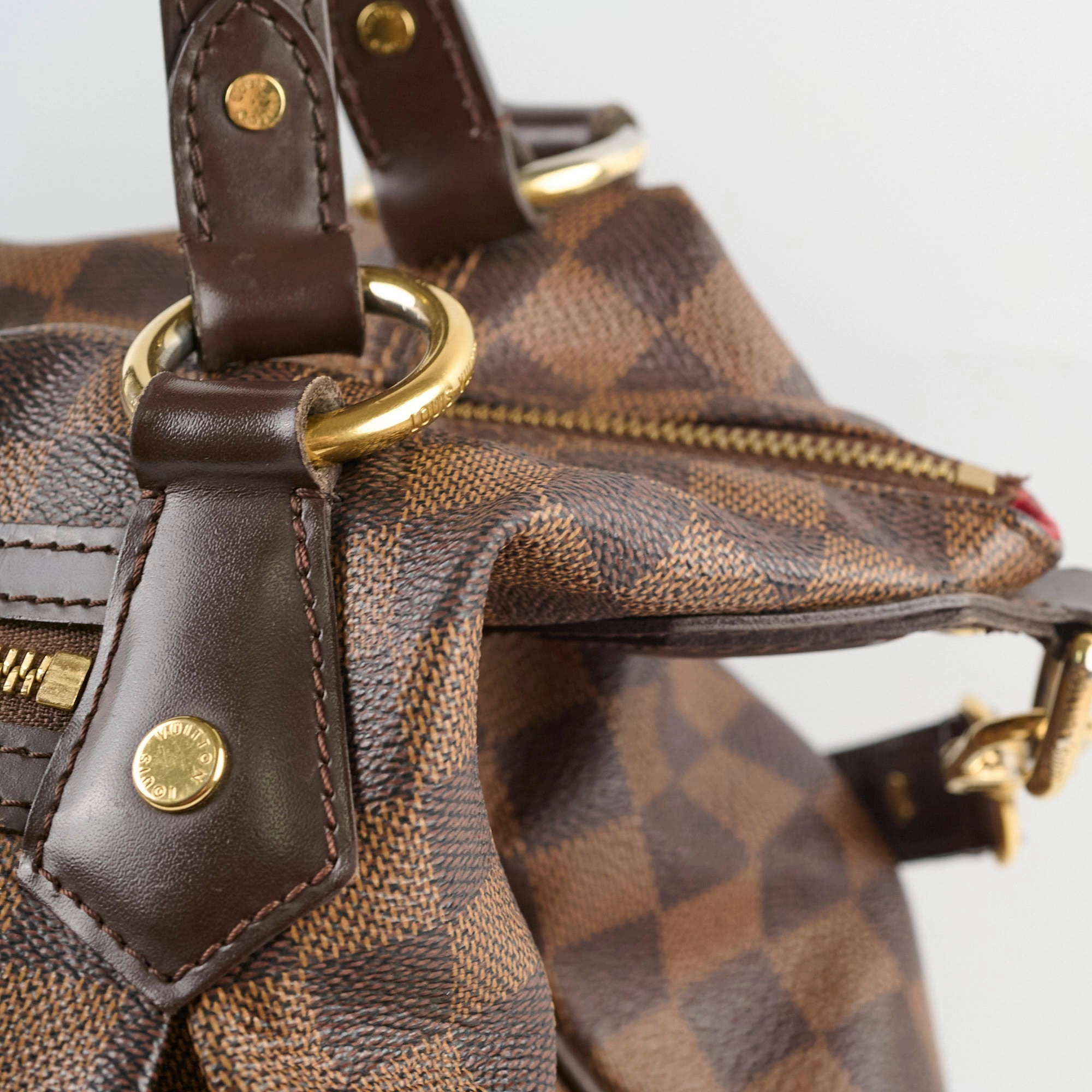 Louis Vuitton Evora Damier Ebene Shoulder Bag