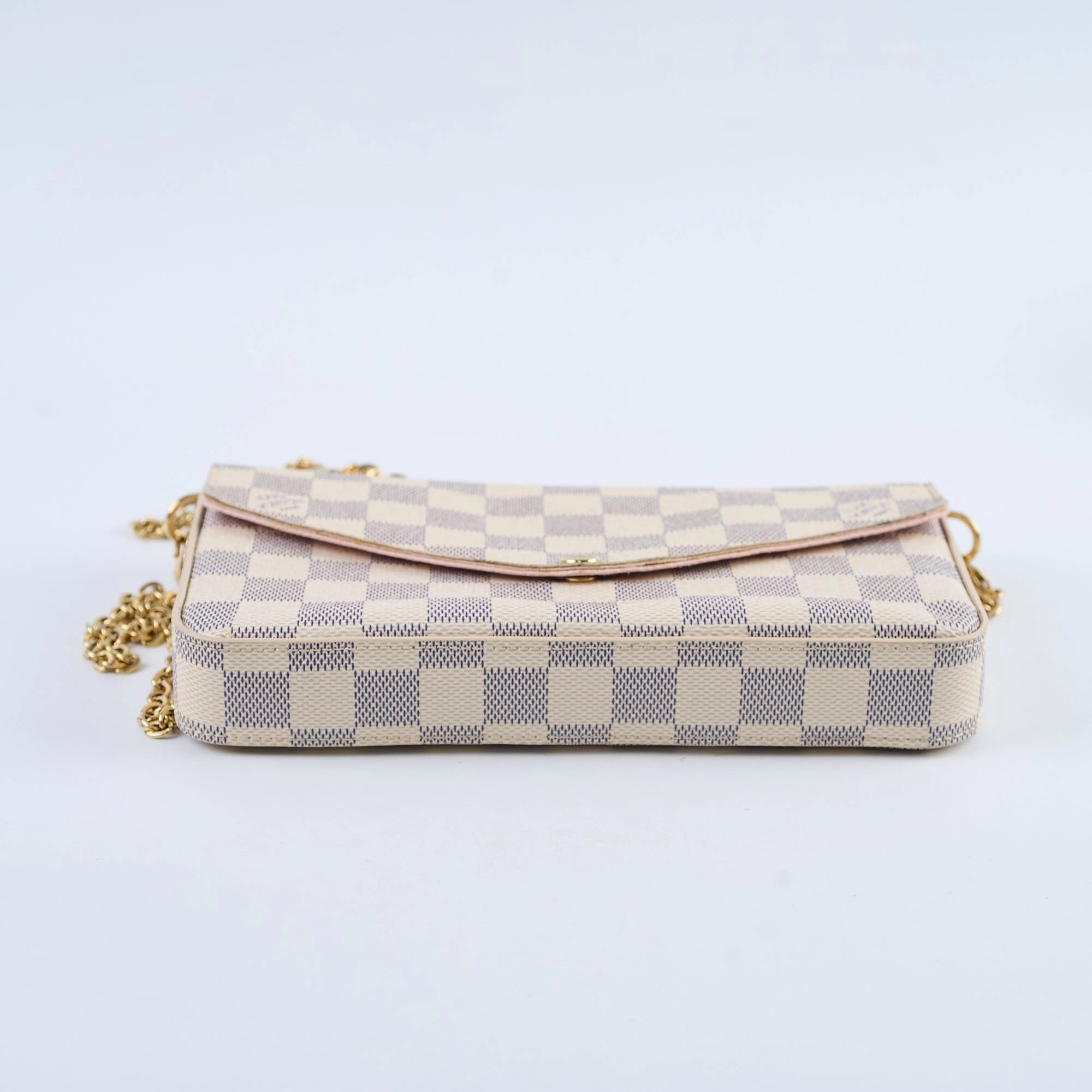Louis Vuitton Felicie Crossbody clutch Damier Azur