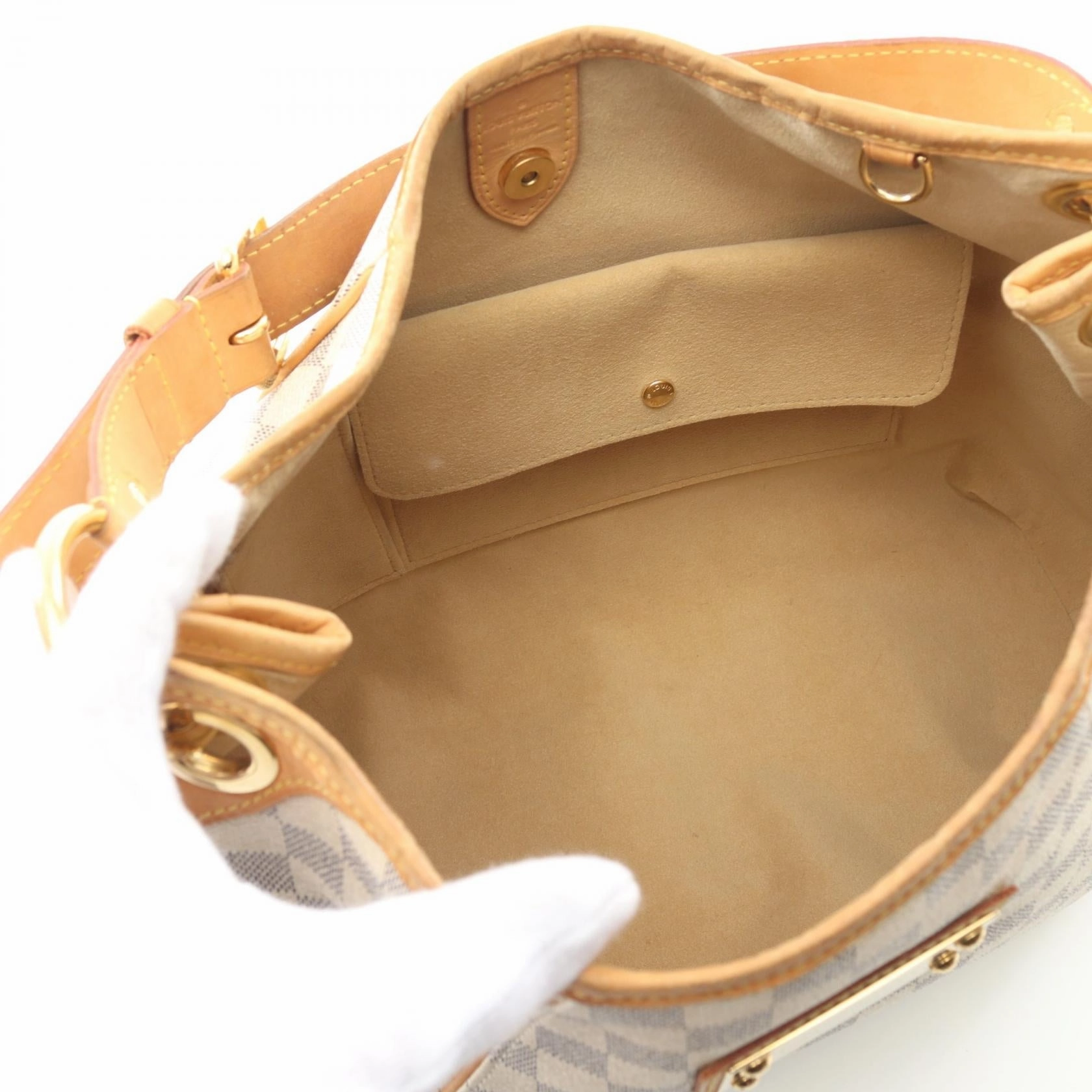 Louis Vuitton Galliera PM Damier Azur Shoulder Bag