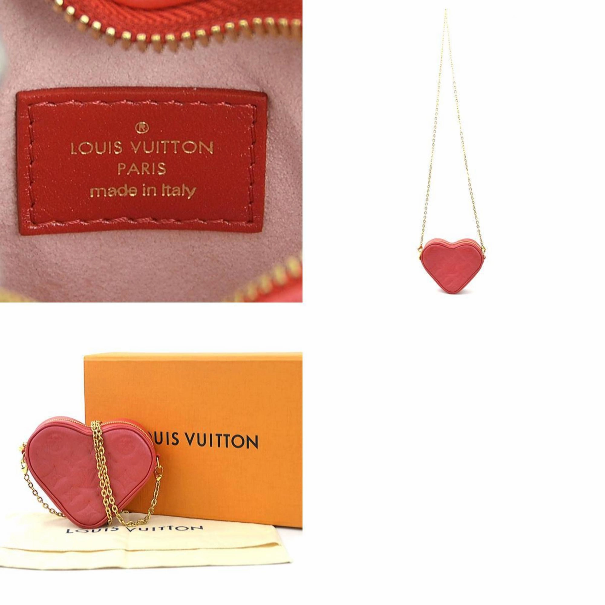 Louis Vuitton Heart On Chain Leather Shoulder Bag (Pre-Owned)