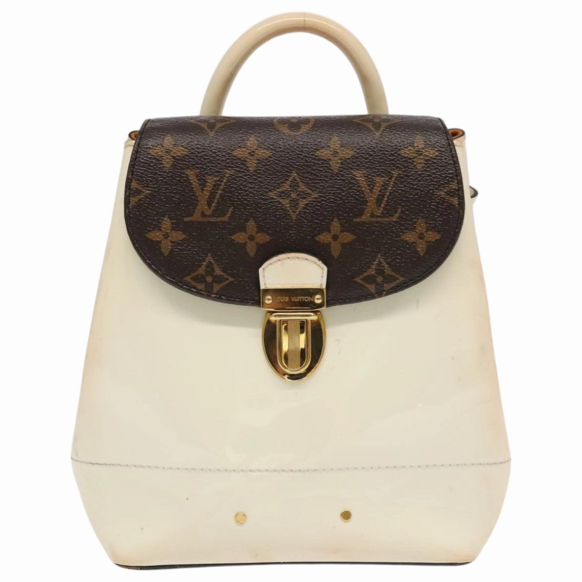 Louis Vuitton Hot Springs White Leather Backpack Bag