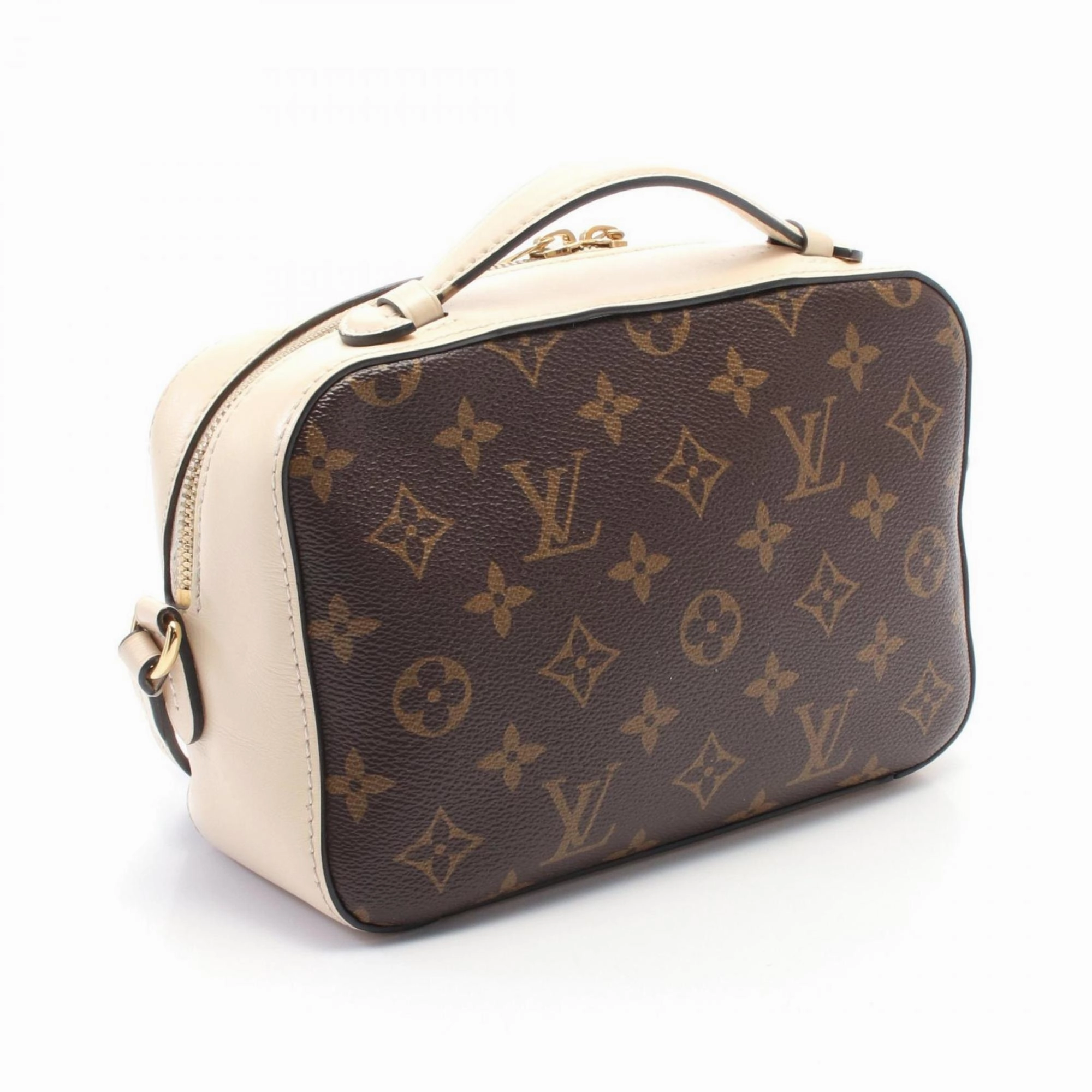 Louis Vuitton ivory Monogram Monogram Leather Shoulder Bag (Pre-Owned)