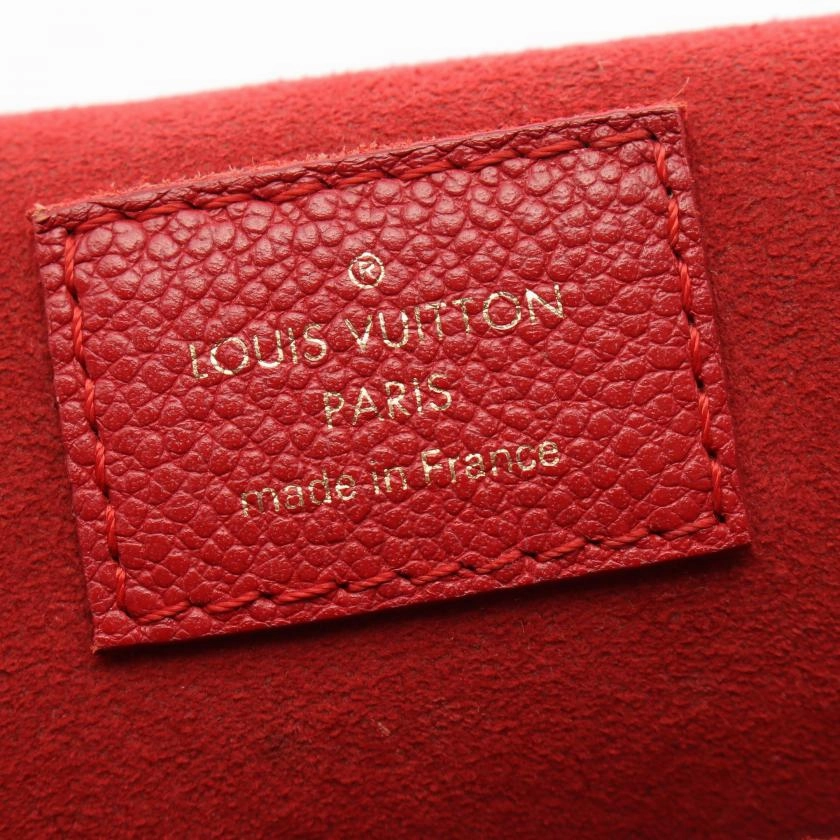 Louis Vuitton Juno Monogram Empreinte Red Leather Shoulder Bag