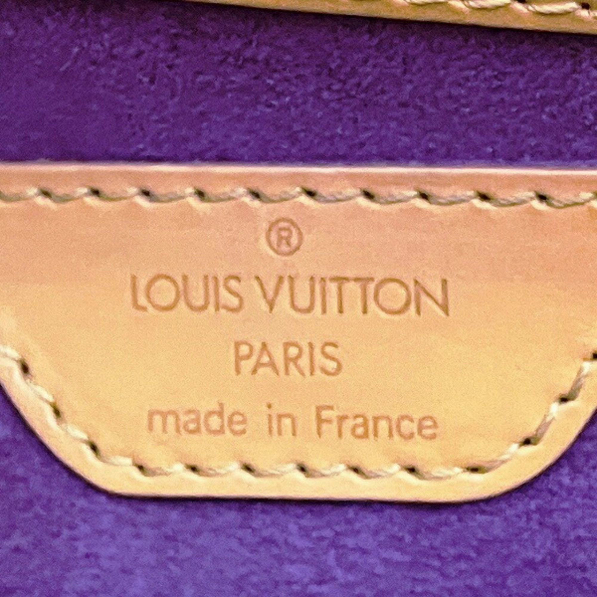 Louis Vuitton Leather Handbag Tote Bag (Pre-Owned)