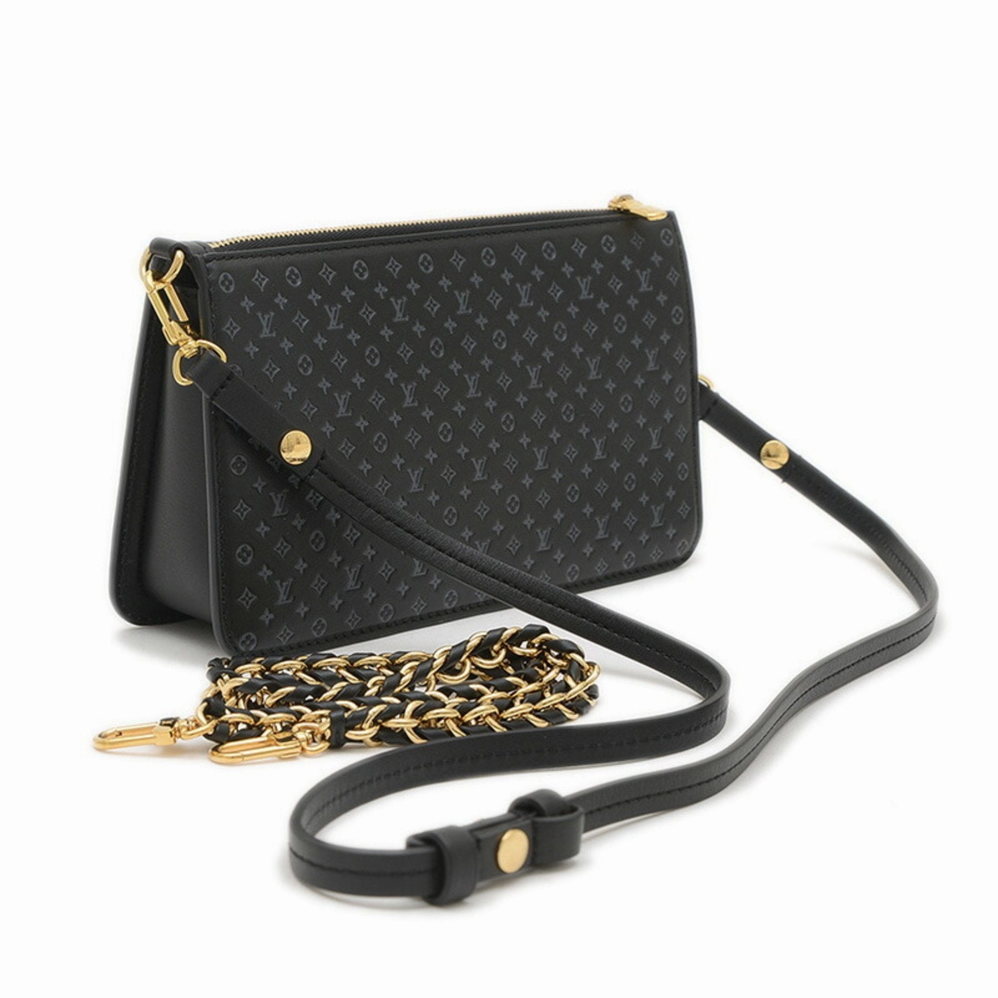 Louis Vuitton Leather Pochette Pouch Shoulder Bag (Pre-Owned)