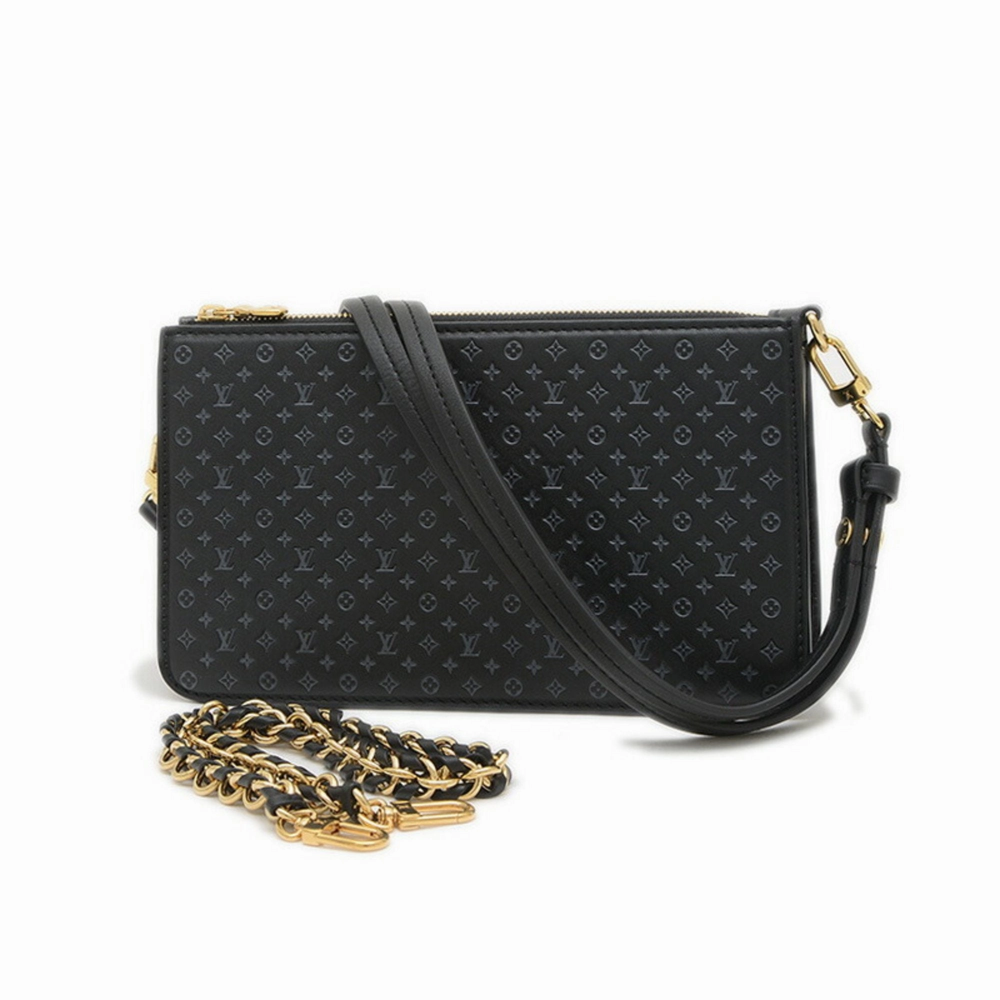 Louis Vuitton Leather Pochette Pouch Shoulder Bag (Pre-Owned)