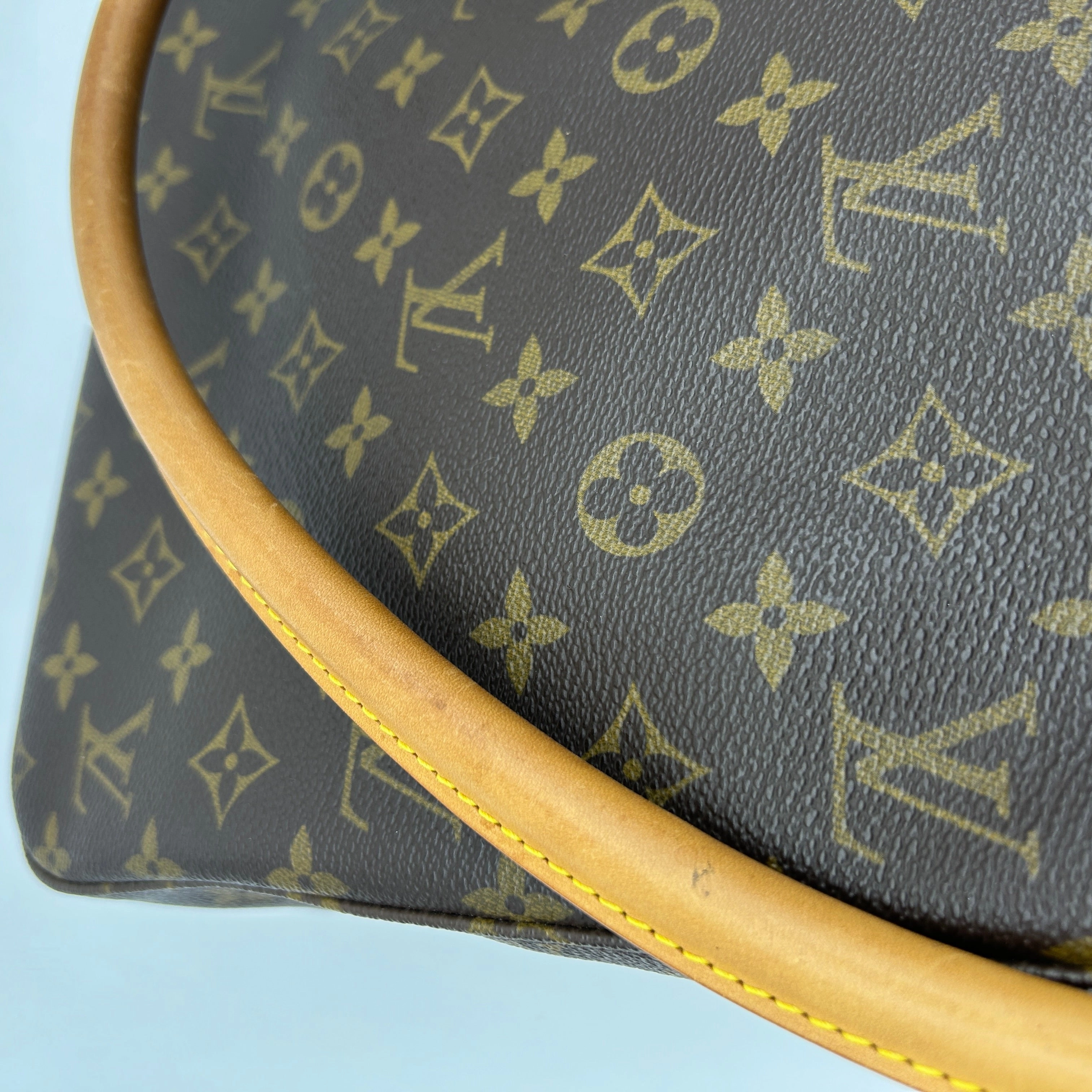Louis Vuitton Looping GM Monogram Canvas Shoulder Bag Brown Large