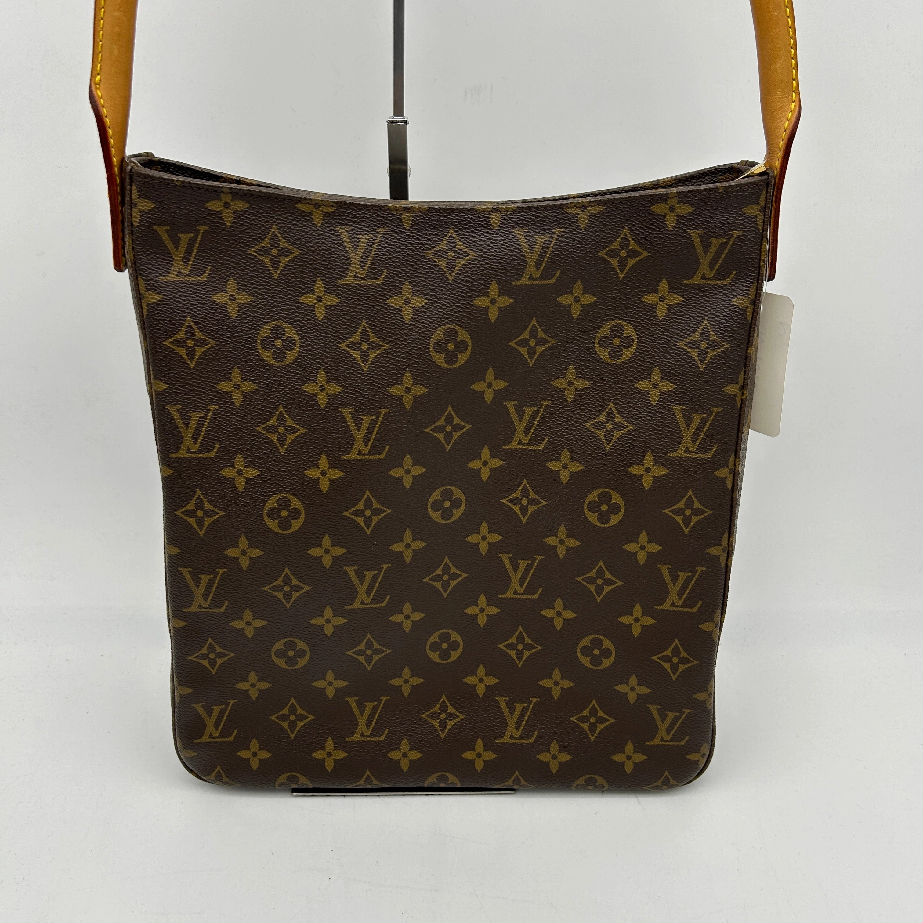 Louis Vuitton Looping GM Monogram Canvas Shoulder Bag Brown Large