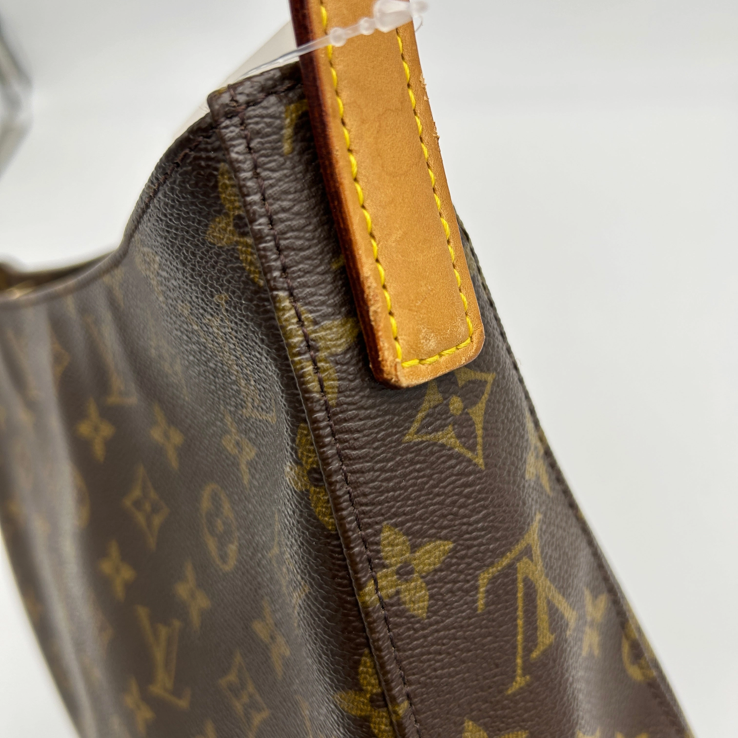 Louis Vuitton Looping GM Monogram Canvas Shoulder Bag Brown Large