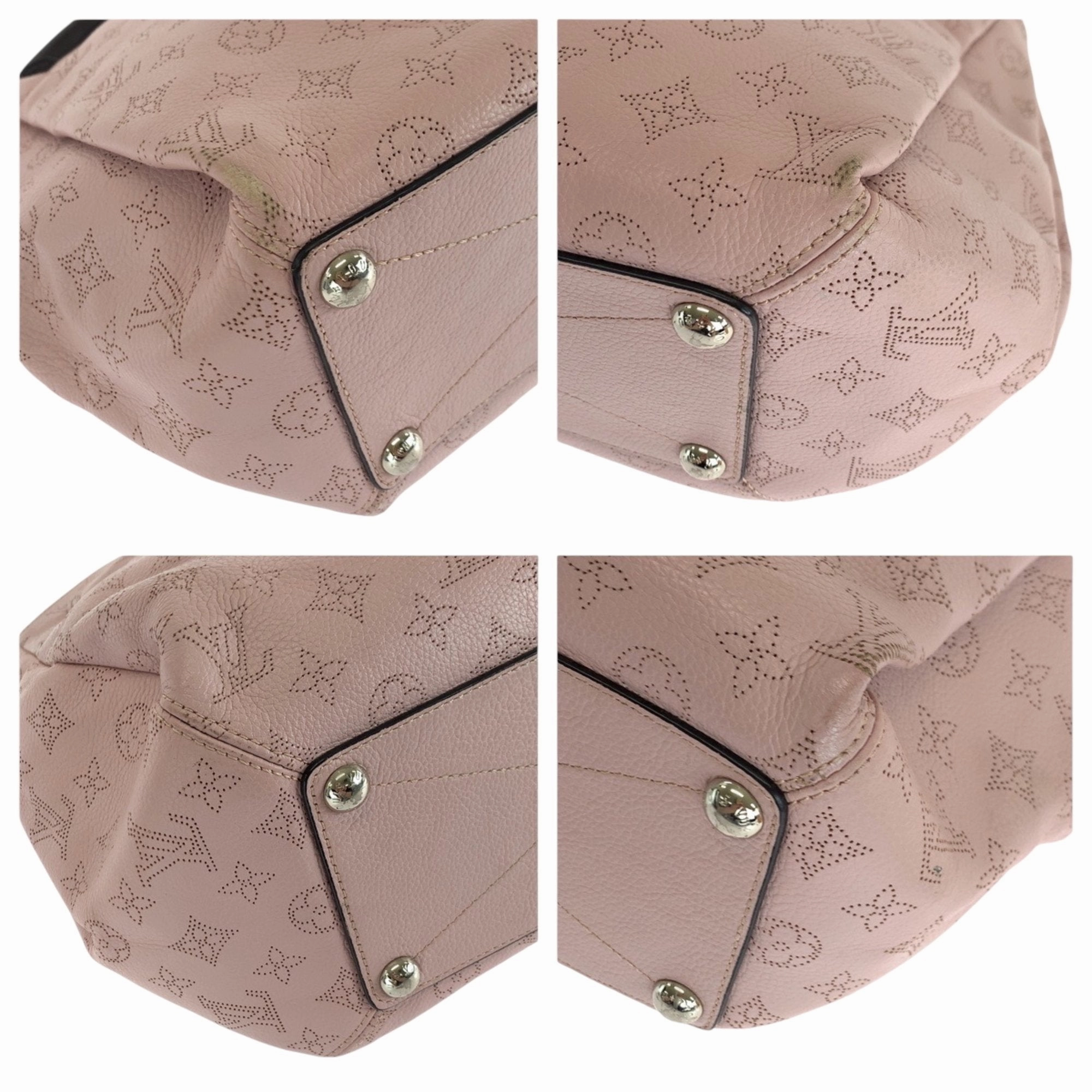Louis Vuitton Magnolia pink Leather Handbag Shoulder Bag (Pre-Owned)